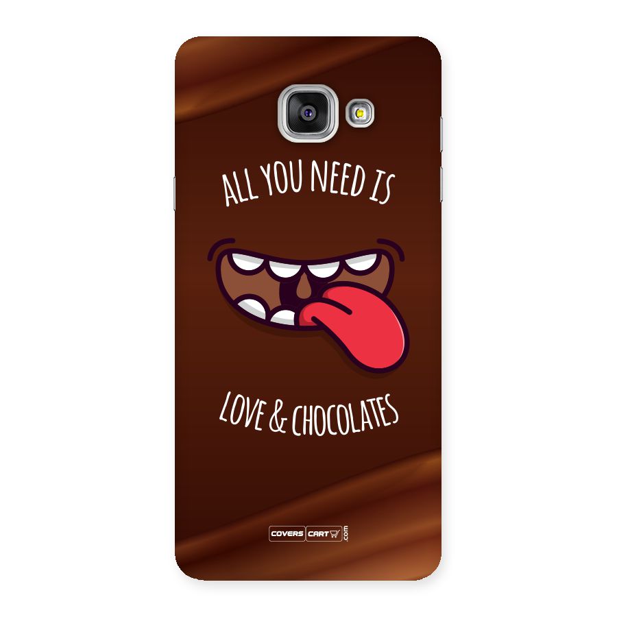 Love and Chocolates Back Case for Galaxy A7 2016