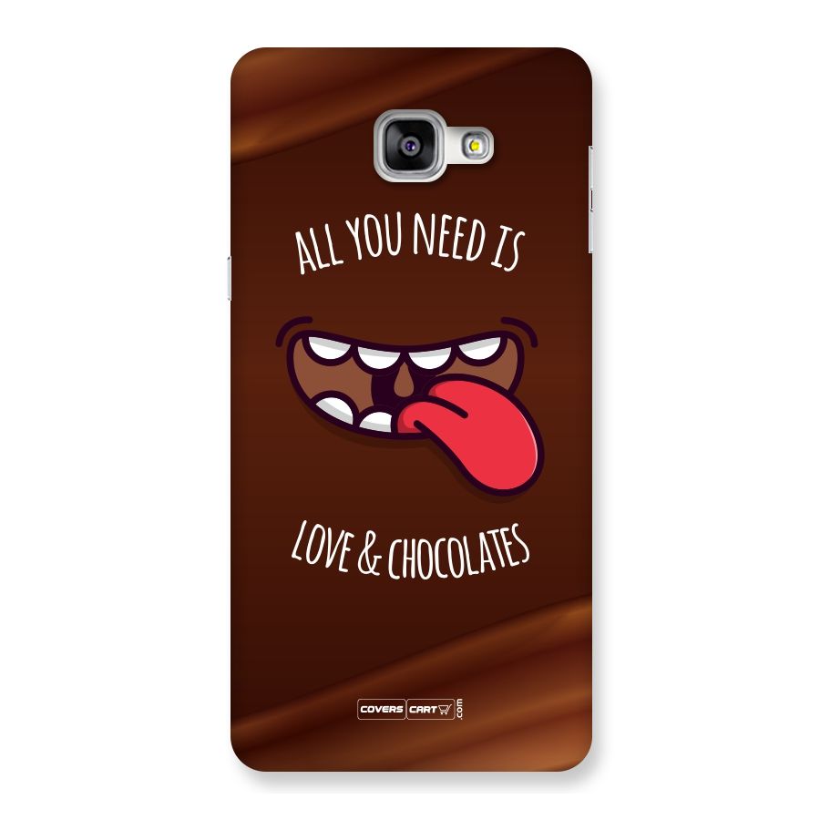 Love and Chocolates Back Case for Galaxy A9