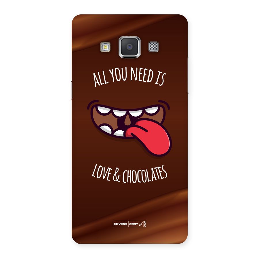 Love and Chocolates Back Case for Galaxy Grand Max