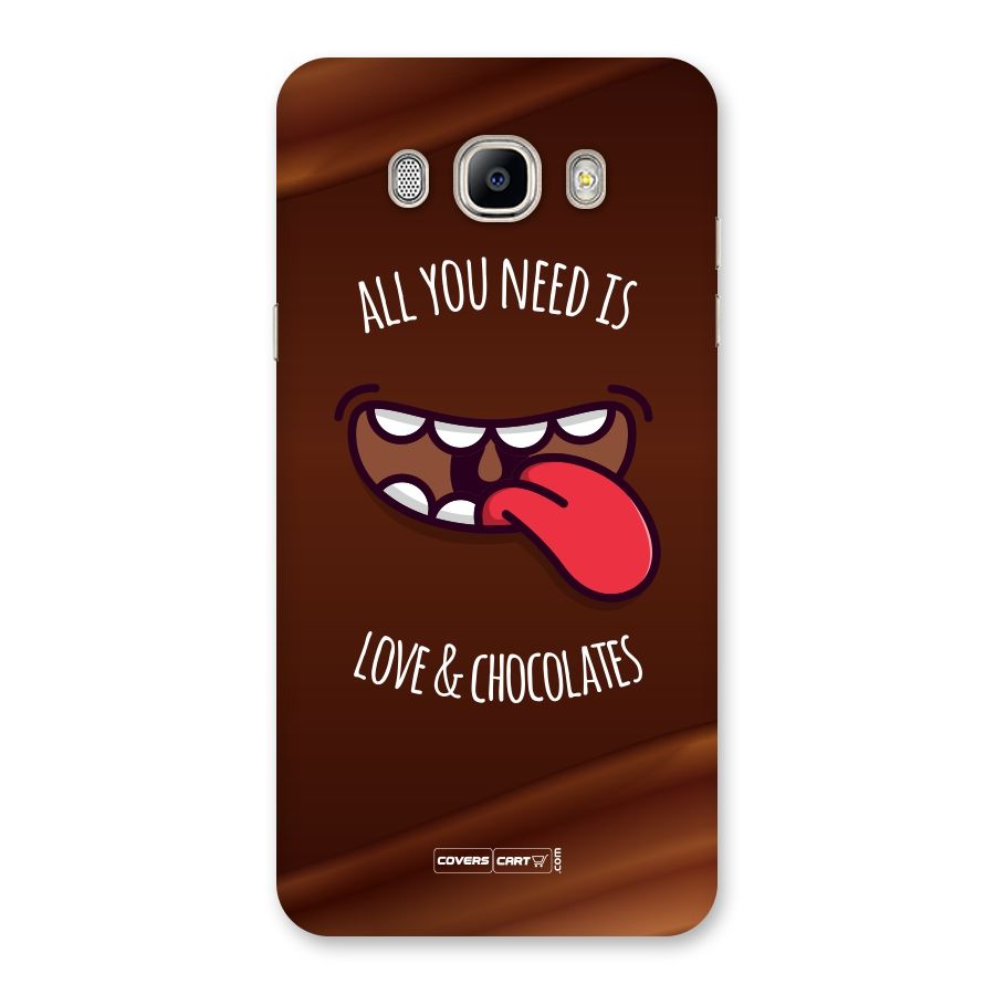 Love and Chocolates Back Case for Galaxy On8