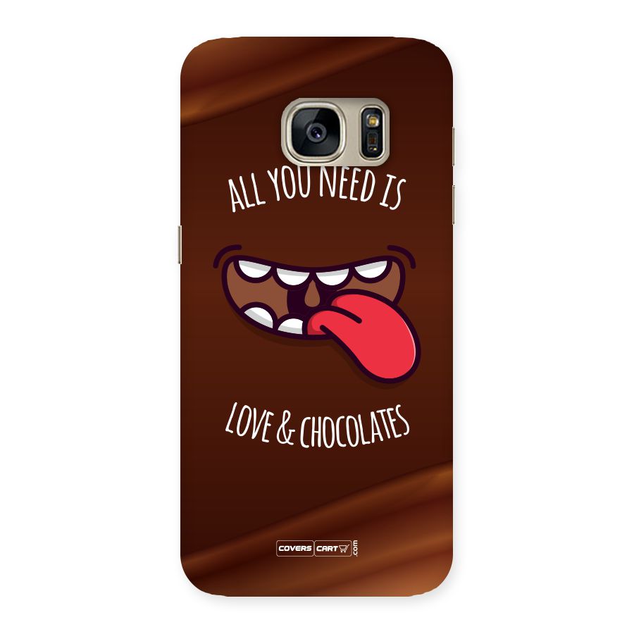 Love and Chocolates Back Case for Galaxy S7