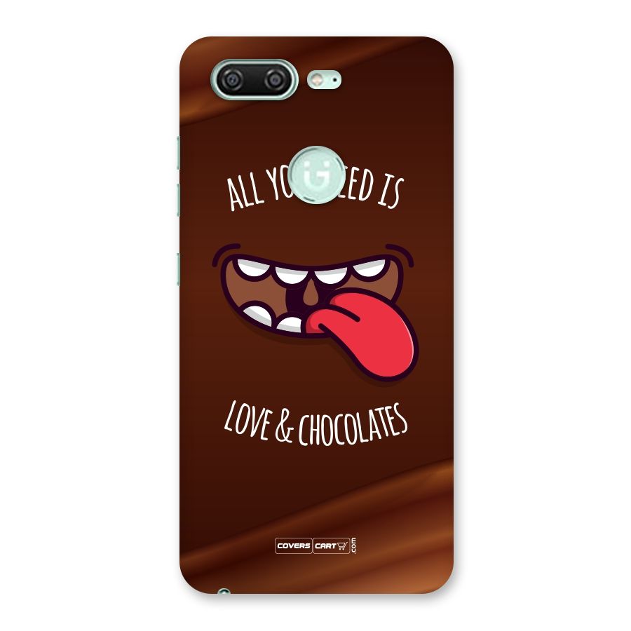 Love and Chocolates Back Case for Gionee S10
