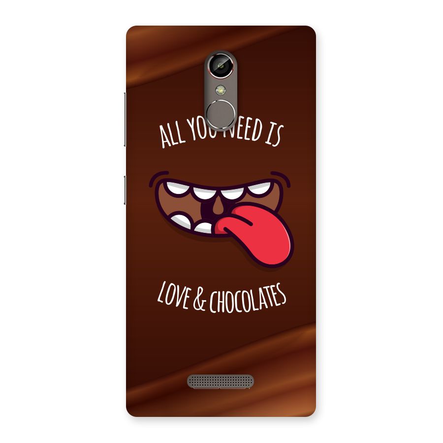 Love and Chocolates Back Case for Gionee S6s