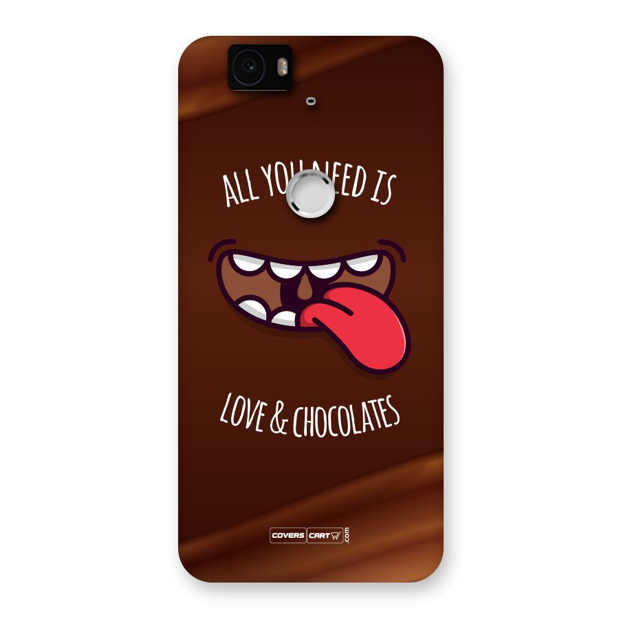 Love and Chocolates Back Case for Google Nexus 6P