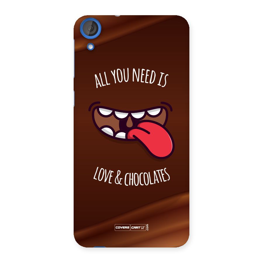 Love and Chocolates Back Case for HTC Desire 820s