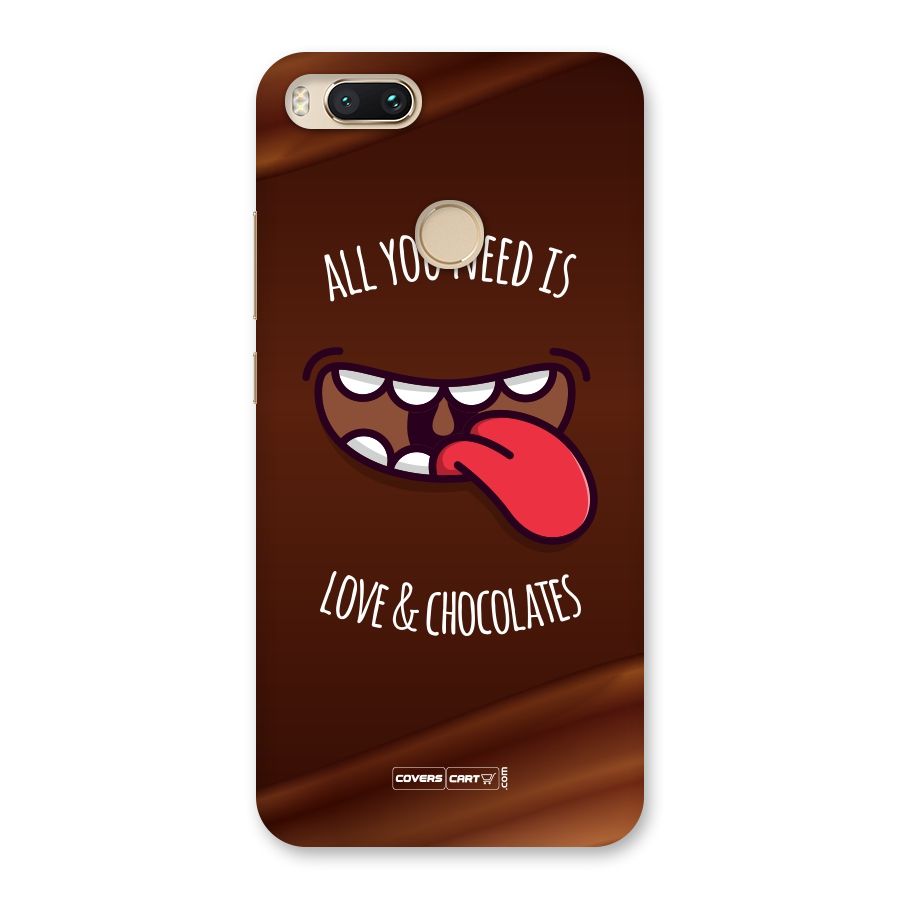 Love and Chocolates Back Case for Mi A1