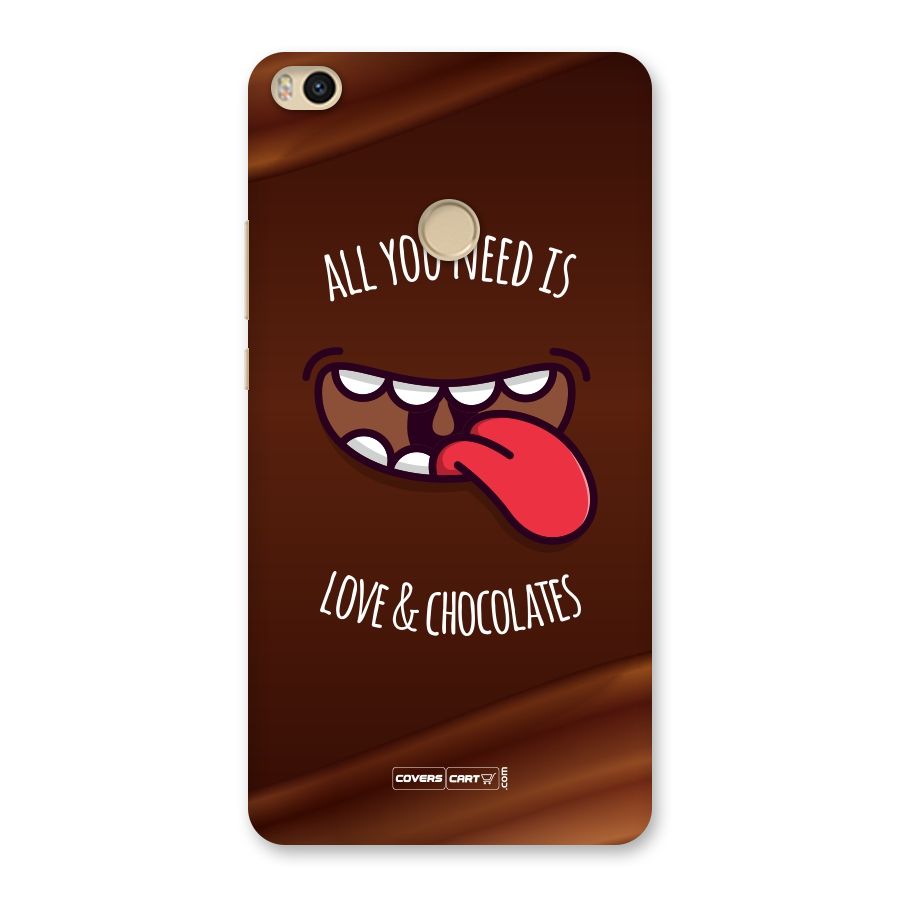 Love and Chocolates Back Case for Mi Max 2