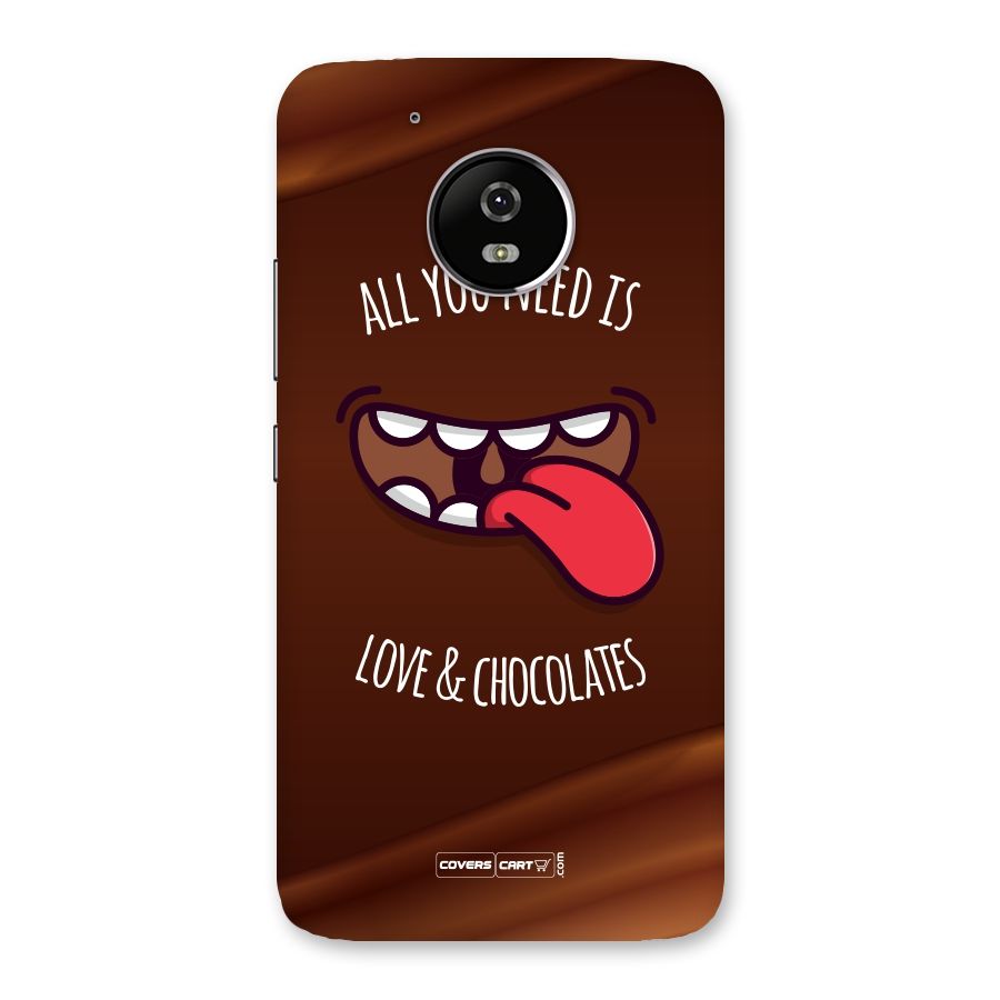 Love and Chocolates Back Case for Moto G5