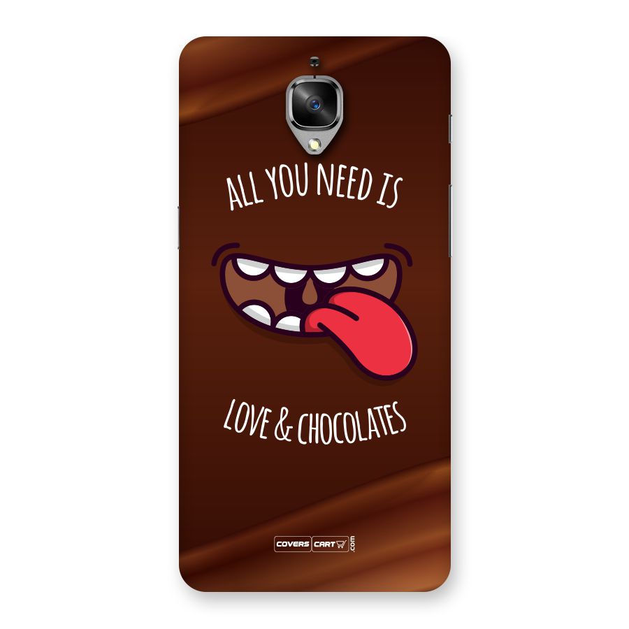 Love and Chocolates Back Case for OnePlus 3