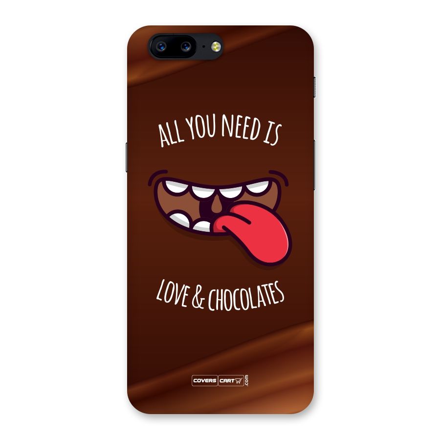 Love and Chocolates Back Case for OnePlus 5