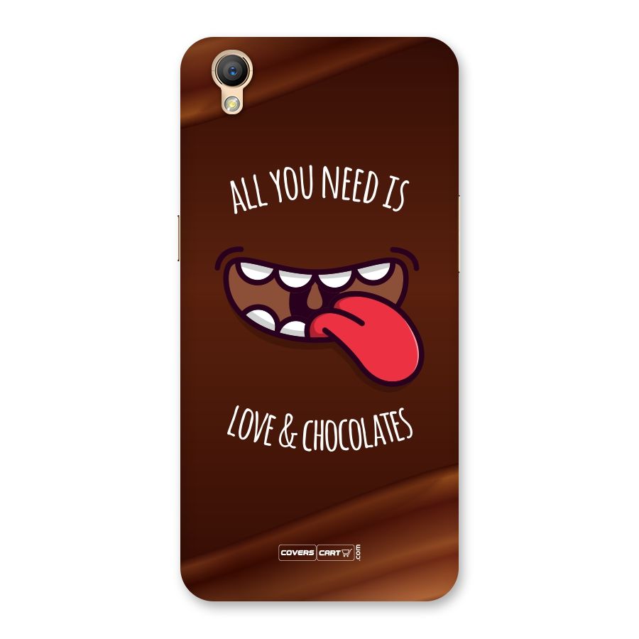 Love and Chocolates Back Case for Oppo A37