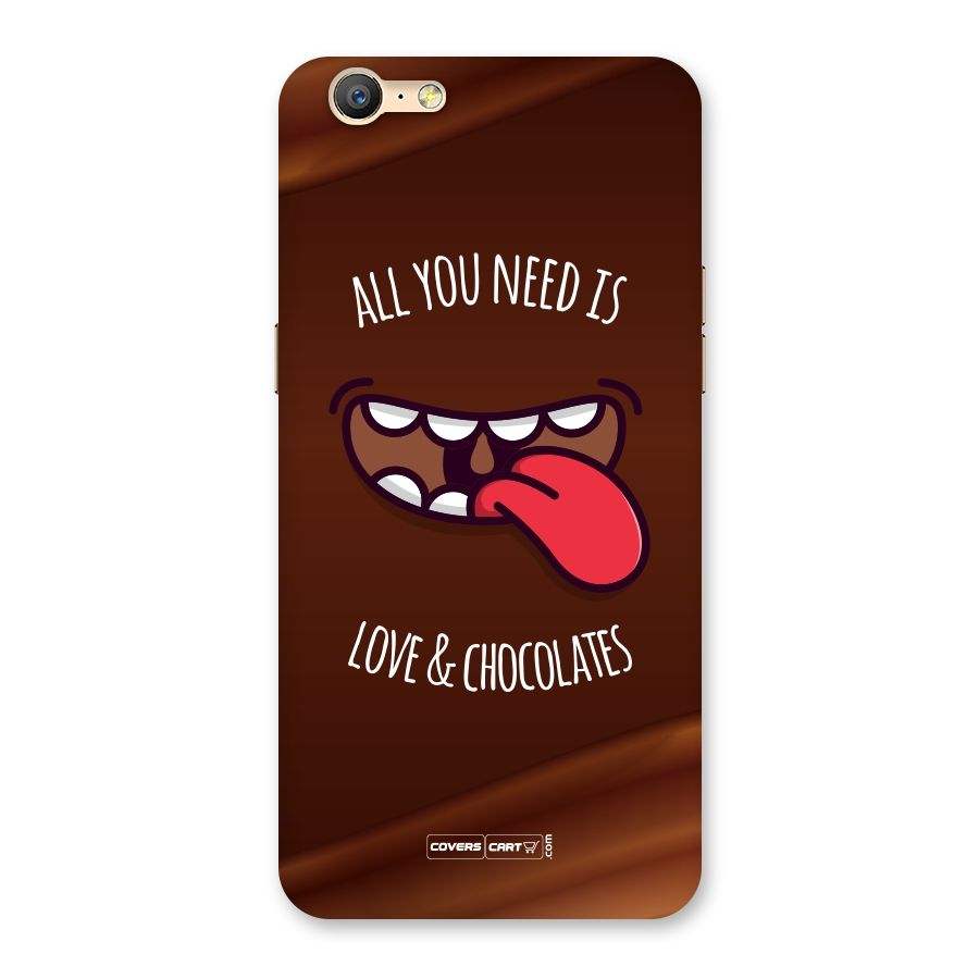 Love and Chocolates Back Case for Oppo A57