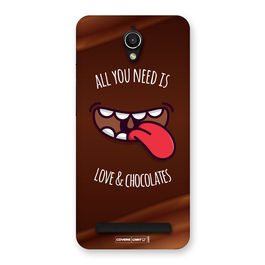 Love and Chocolates Back Case for Zenfone Go