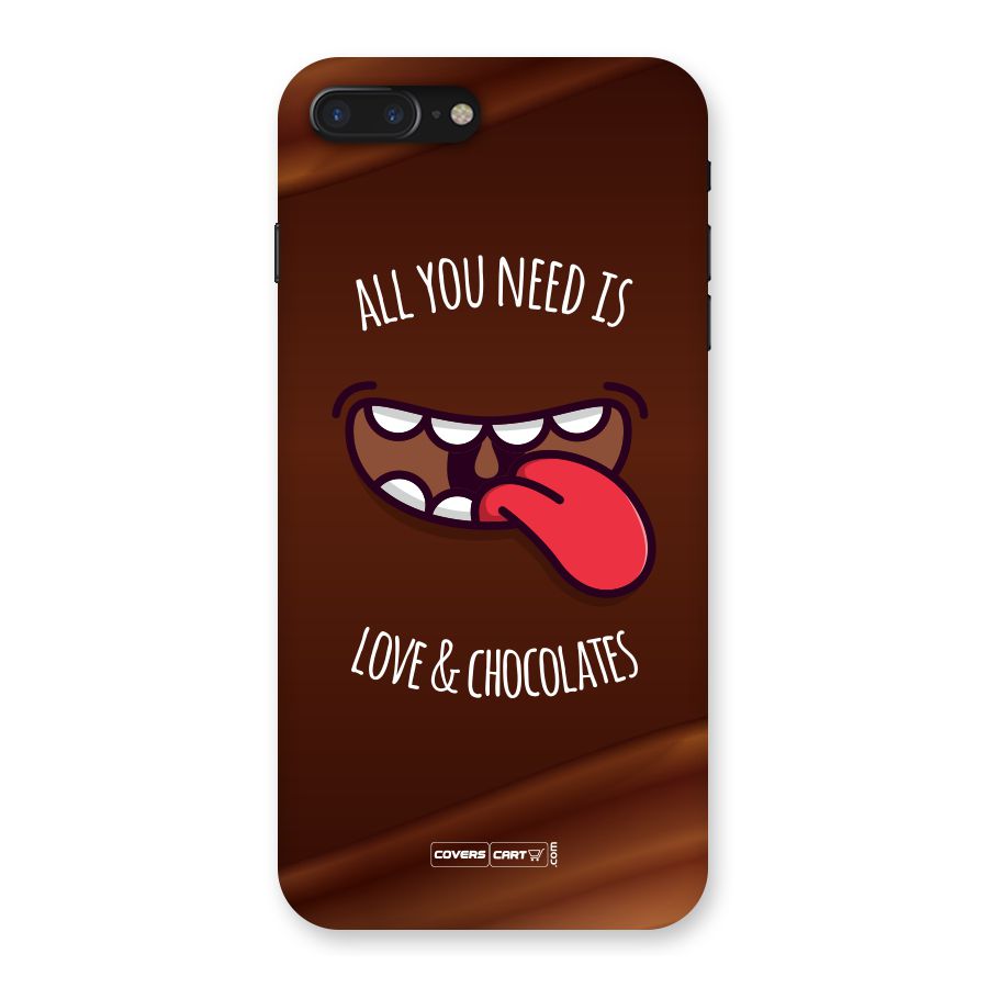 Love and Chocolates Back Case for iPhone 7 Plus
