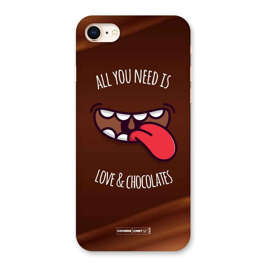 Love and Chocolates Back Case for iPhone 8