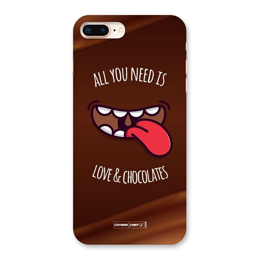 Love and Chocolates Back Case for iPhone 8 Plus