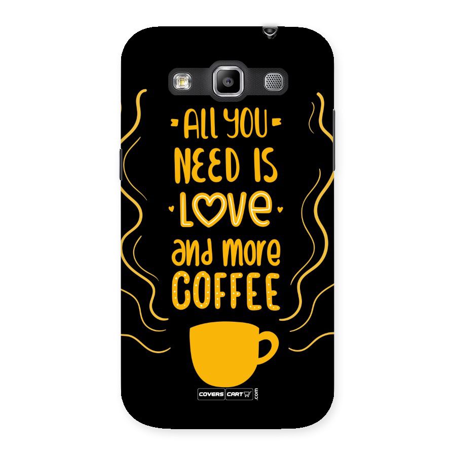 Love and More Coffee Back Case for Galaxy Grand Quattro