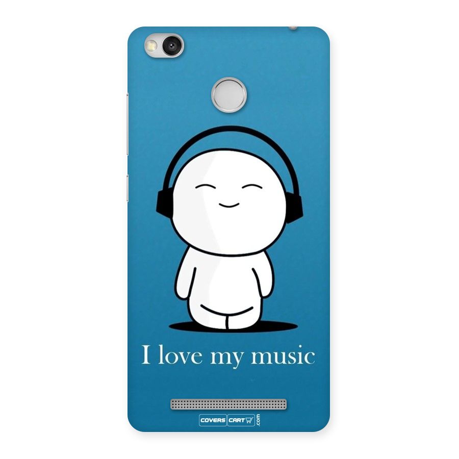 Love for Music Back Case for Redmi 3S Prime