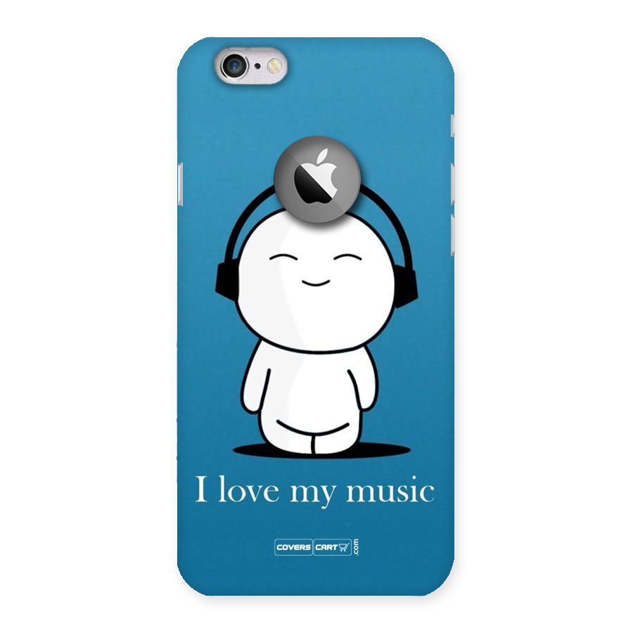 Love for Music Back Case for iPhone 6 Logo Cut