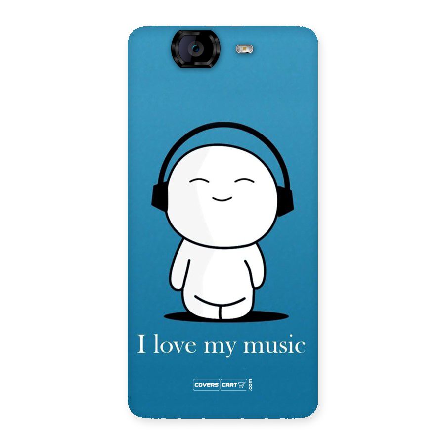 Love for Music Back Case for Canvas Knight A350
