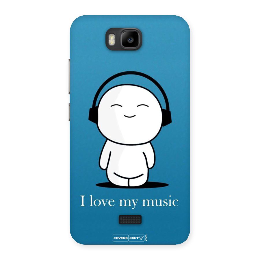 Love for Music Back Case for Honor Bee