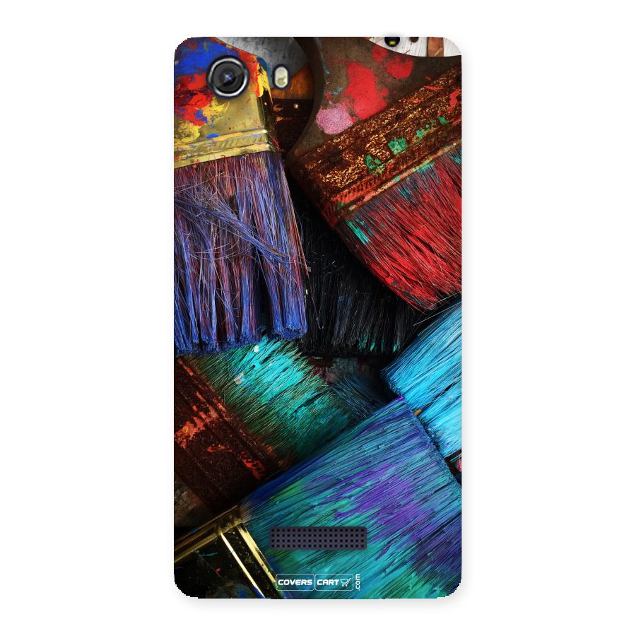 Magic Brushes Back Case for Micromax Unite 3