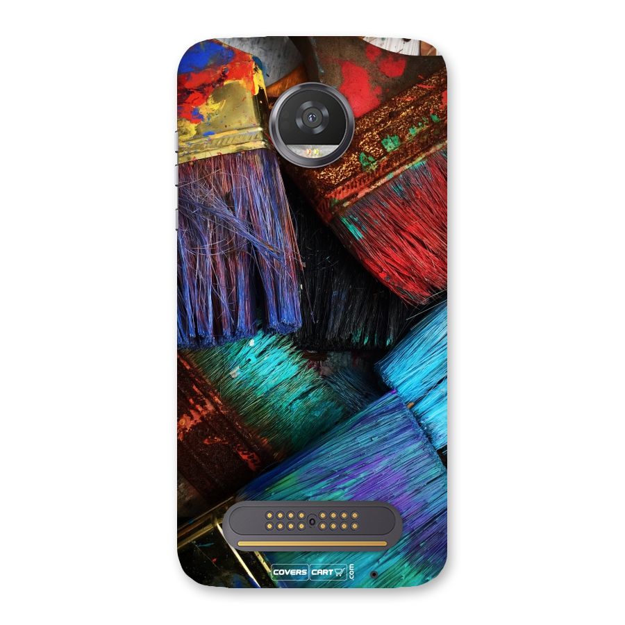 Magic Brushes Back Case for Moto Z2 Play