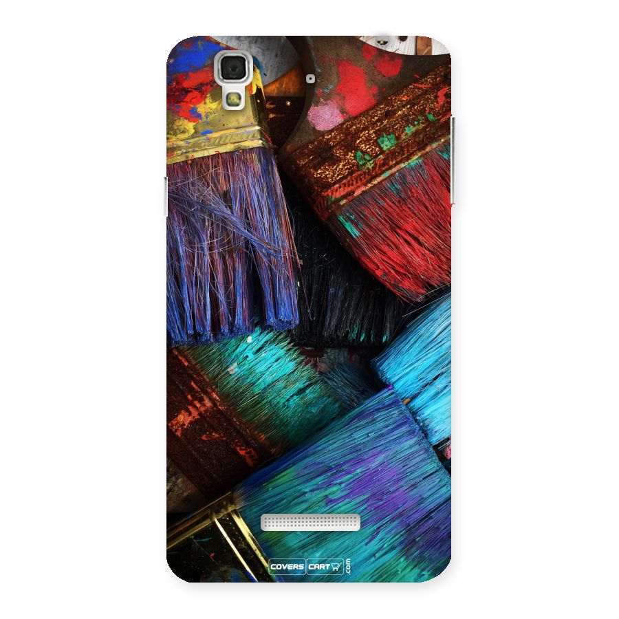 Magic Brushes Back Case for YU Yureka Plus