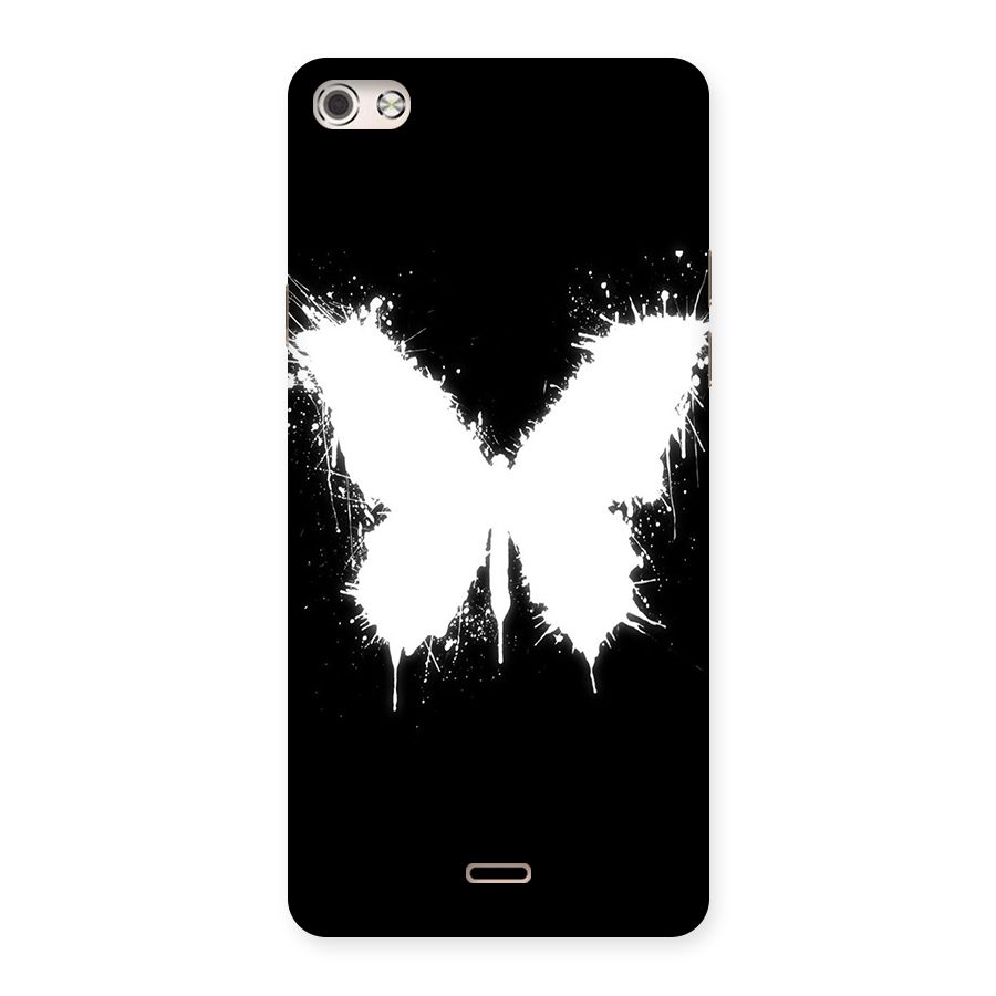 Magic Butterfly Back Case for Micromax Canvas Silver 5
