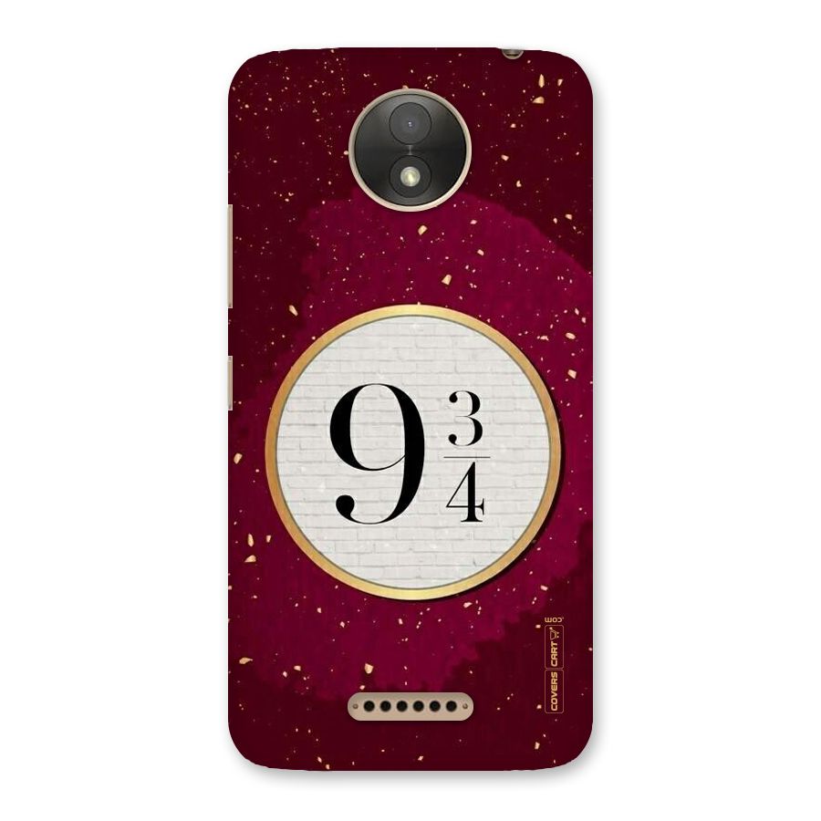 Magic Number Back Case for Moto C Plus