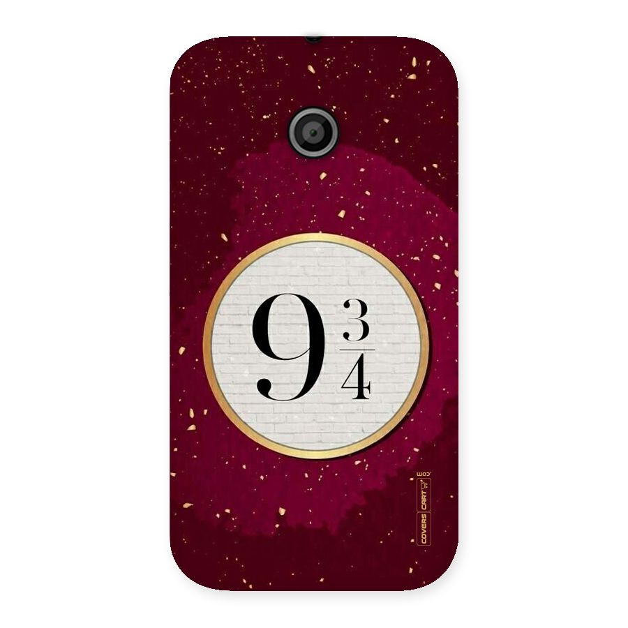 Magic Number Back Case for Moto E