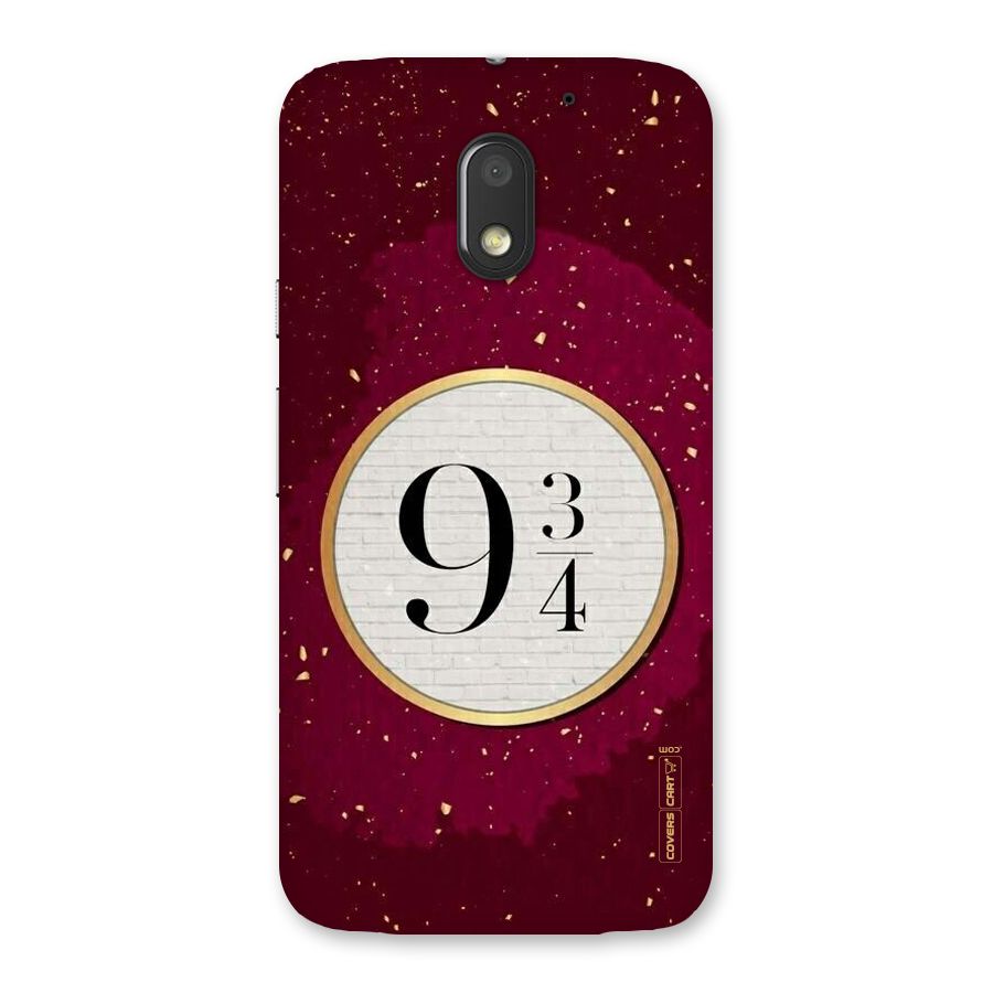 Magic Number Back Case for Moto E3 Power