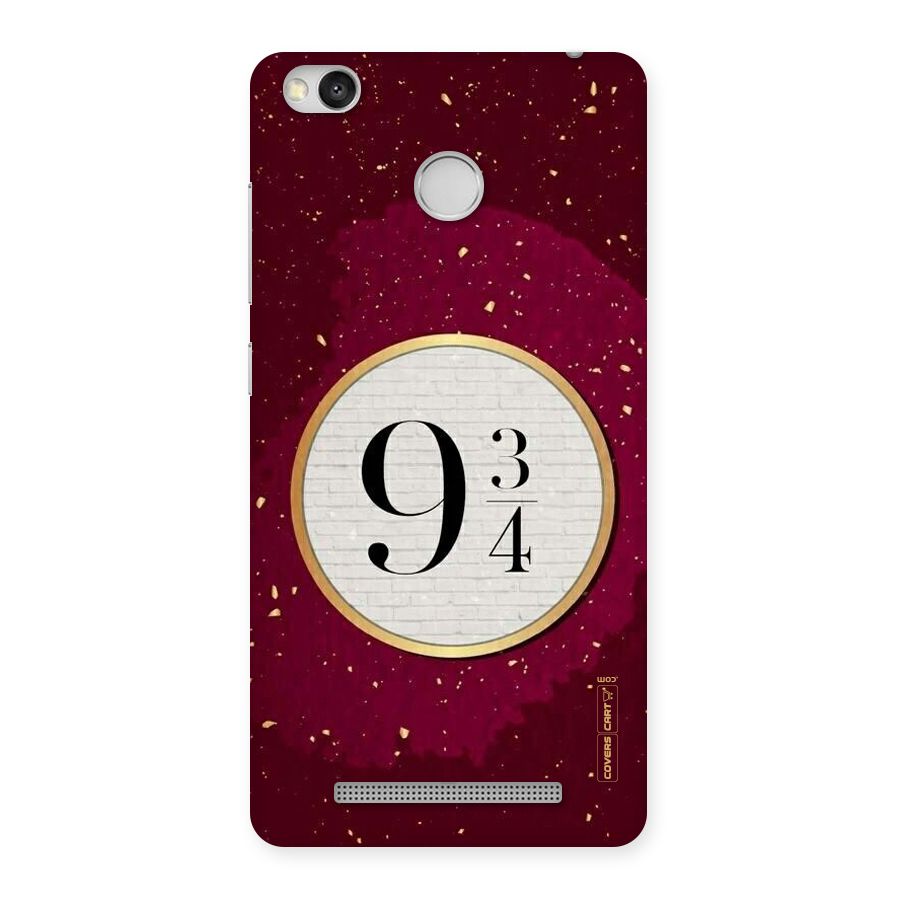 Magic Number Back Case for Redmi 3S Prime