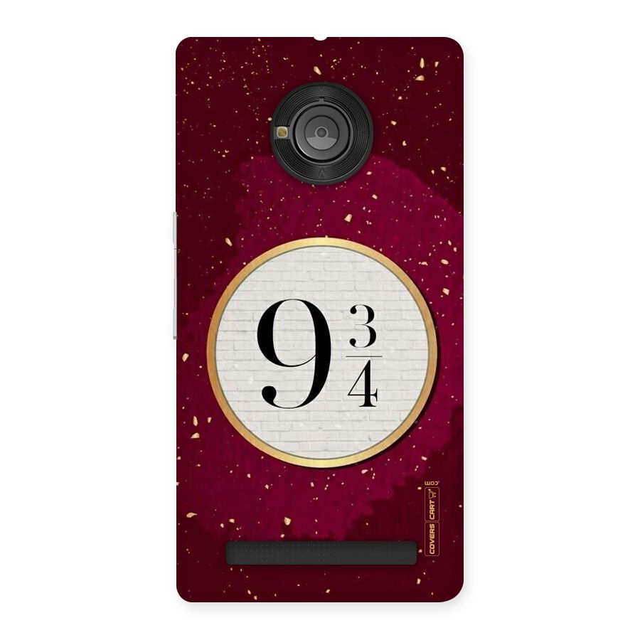 Magic Number Back Case for Yu Yunique