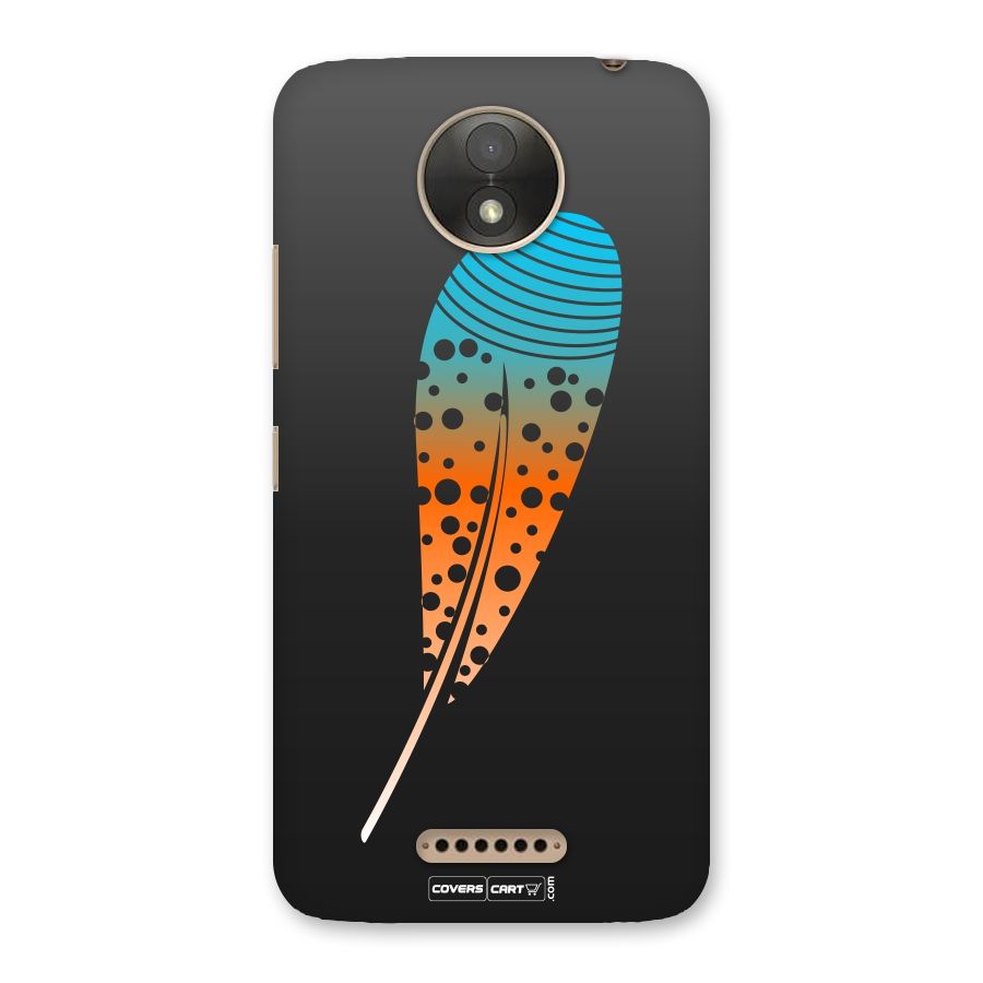 Magical Feather Back Case for Moto C Plus