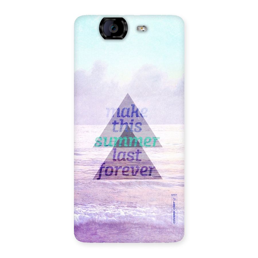 Make This Summer Last Forever Back Case for Canvas Knight A350
