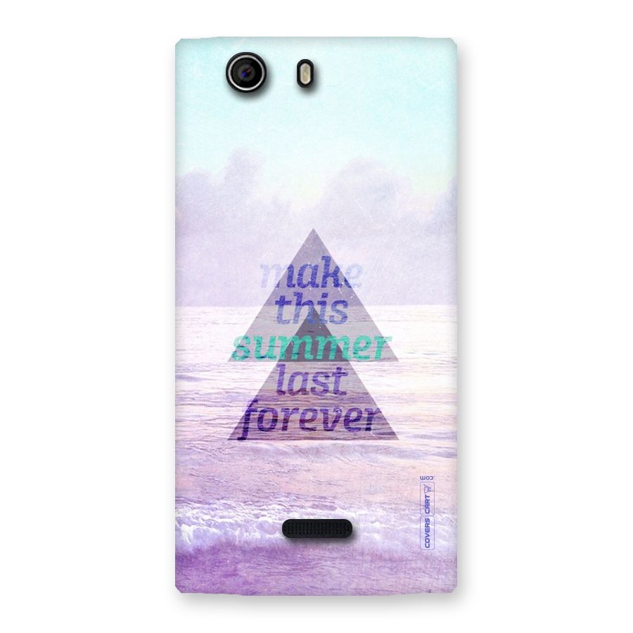 Make This Summer Last Forever Back Case for Canvas Nitro 2 E311