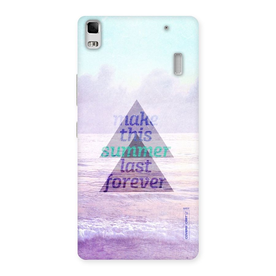 Make This Summer Last Forever Back Case for Lenovo A7000