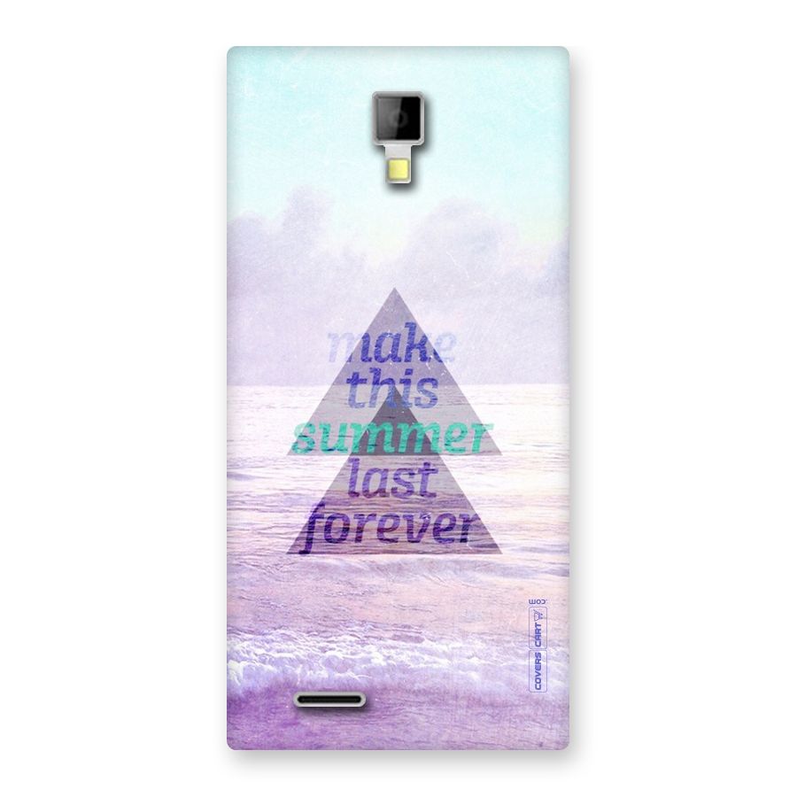 Make This Summer Last Forever Back Case for Micromax Canvas Xpress A99