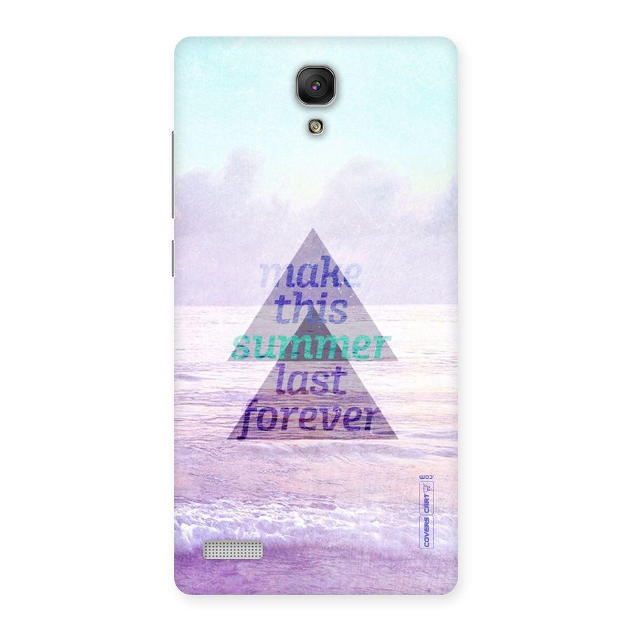 Make This Summer Last Forever Back Case for Redmi Note
