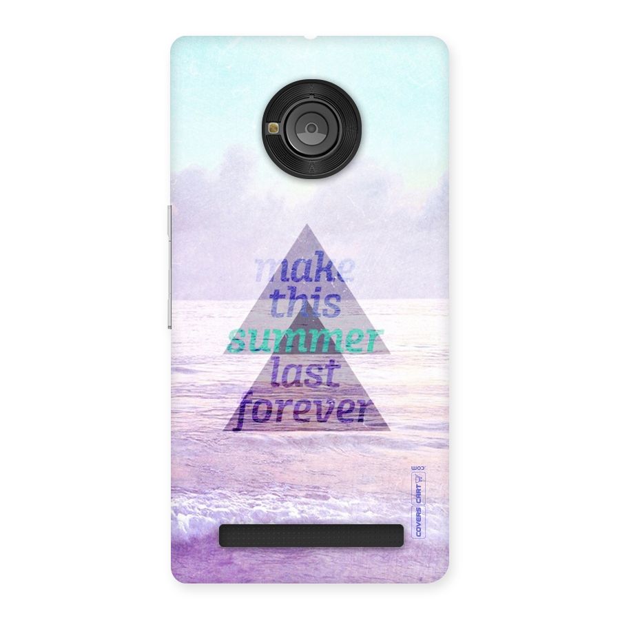 Make This Summer Last Forever Back Case for Yu Yuphoria