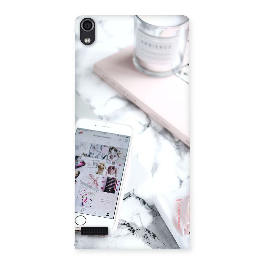 Make Up And Phone Back Case for Ascend P6