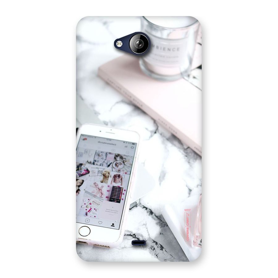Make Up And Phone Back Case for Canvas Play Q355