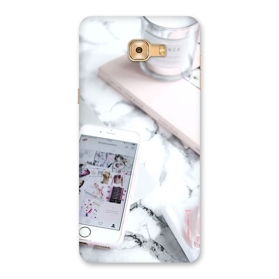 Make Up And Phone Back Case for Galaxy C9 Pro
