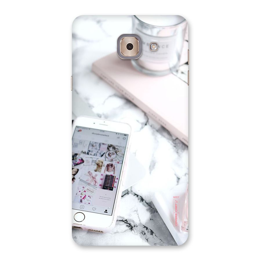 Make Up And Phone Back Case for Galaxy J7 Max