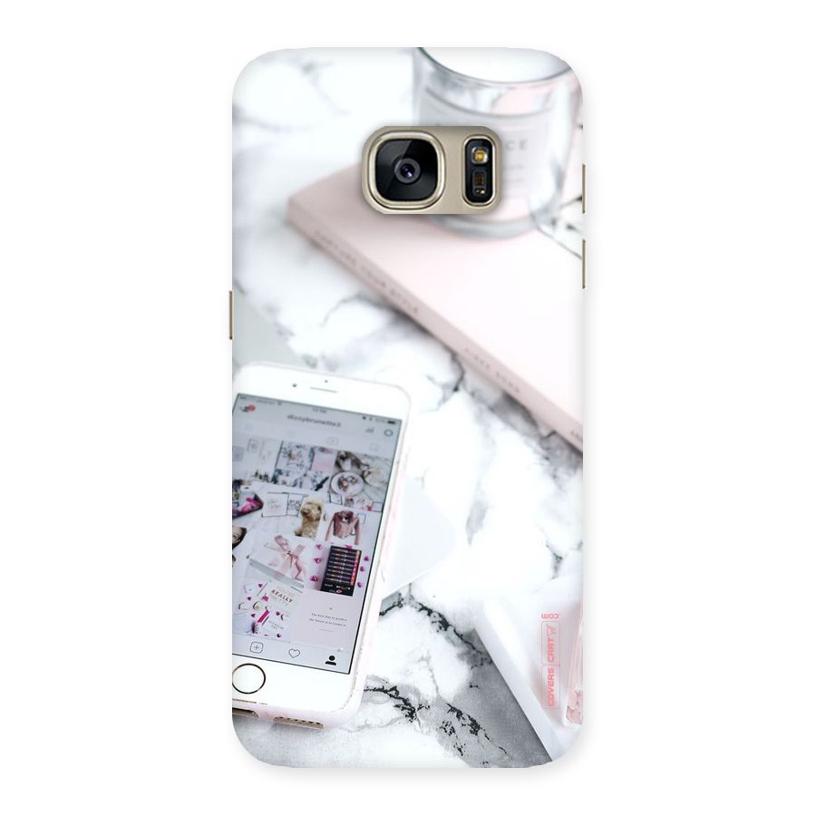 Make Up And Phone Back Case for Galaxy S7
