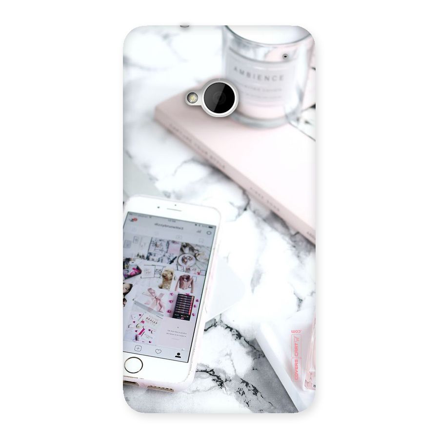 Make Up And Phone Back Case for HTC One M7