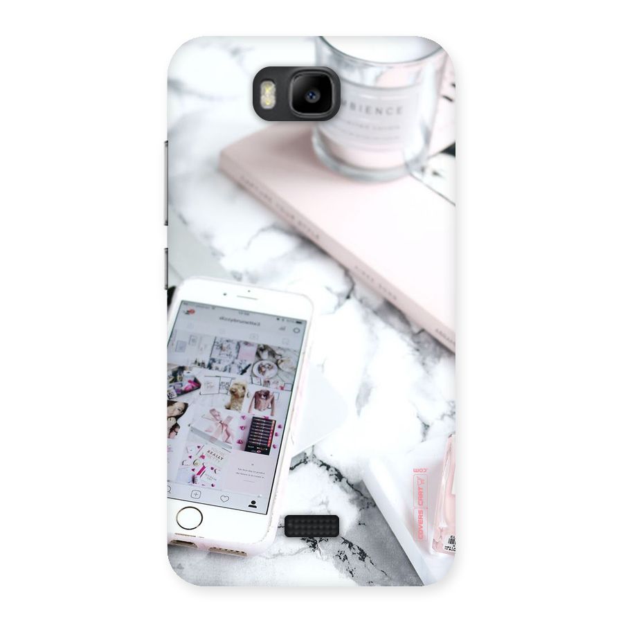 Make Up And Phone Back Case for Honor Bee