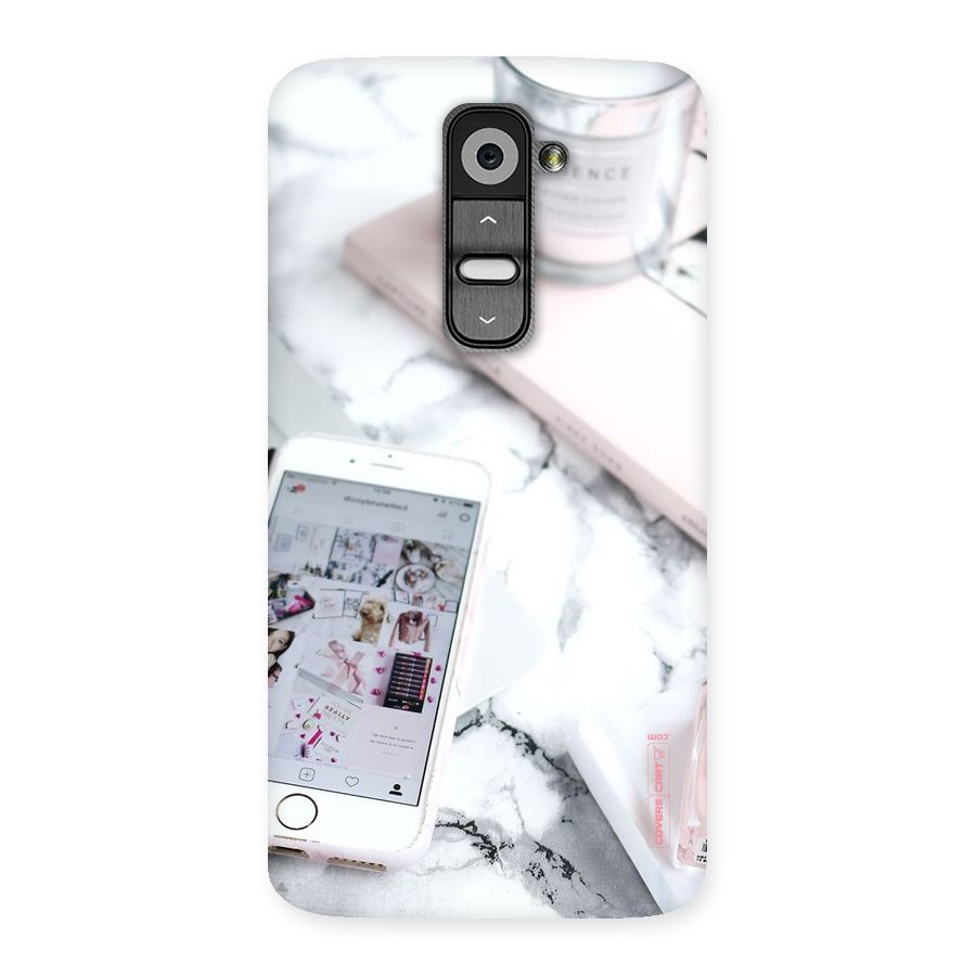 Make Up And Phone Back Case for LG G2
