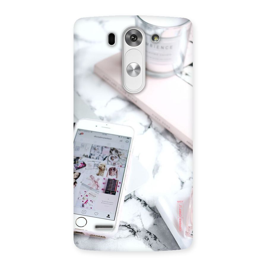 Make Up And Phone Back Case for LG G3 Beat